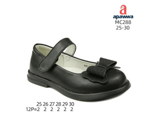Туфли детские Apawwa MC288 black 25-30