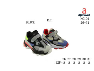 Кроссовки детские Apawwa NC101 black 26-31