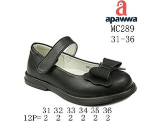 Туфли детские Apawwa MC289 black 31-36