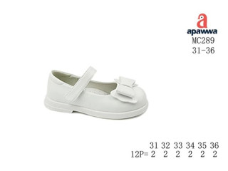 Туфли детские Apawwa MC289 white 31-36