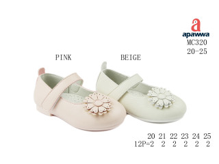Туфли детские Apawwa MC320 pink 20-25