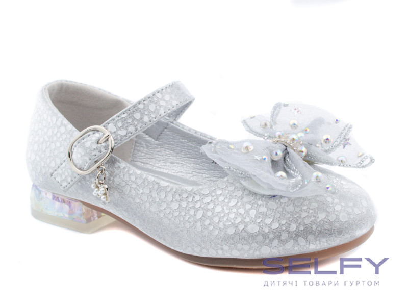 Туфли детские Apawwa MC326 silver 20-25, Фото 1
