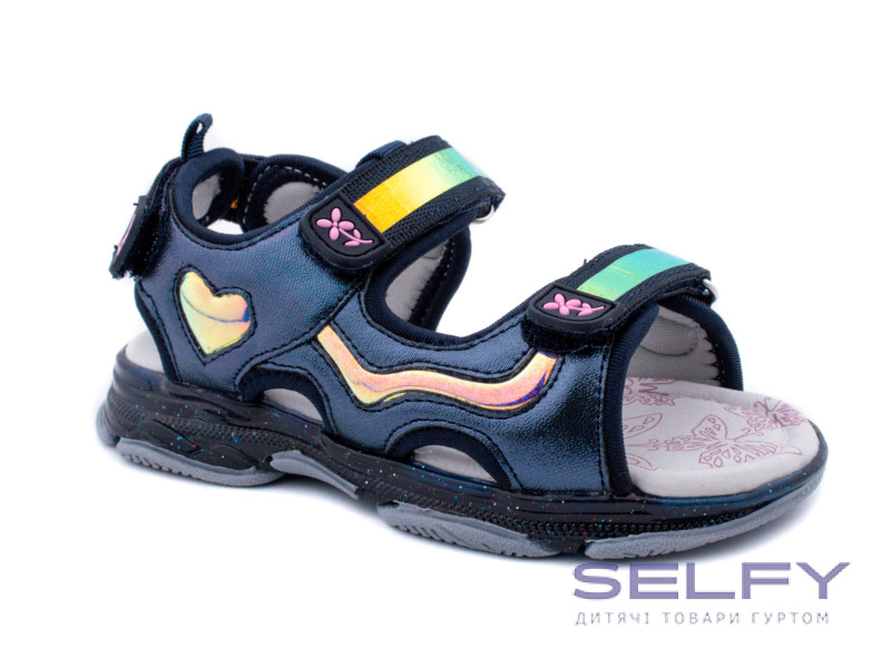 Босоніжки дитячі Apawwa DX109 navy 27-32, Фото 1