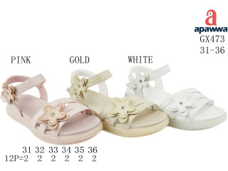 Босоножки детские Apawwa GX473 white 31-36