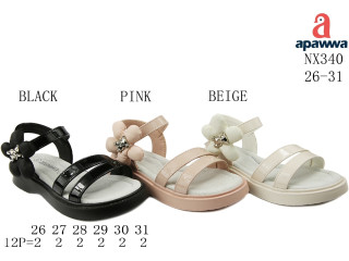 Босоніжки дитячі Apawwa NX340 beige 26-31