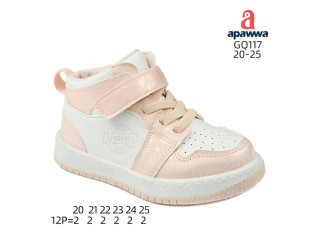 Хайтопы детские Apawwa GQ117 pink-white 20-25