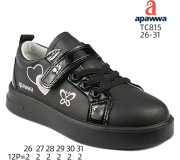 Кросівки дитячі Apawwa TC815 black 26-31