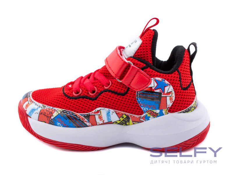 Кроссовки детские American Club BD 06/21 красный 27-31, Фото 3