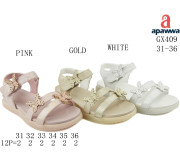 Босоніжки дитячі Apawwa GX409 gold 31-36