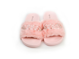 Тапочки домашние Yoclub OKL-0068K pink 36-41