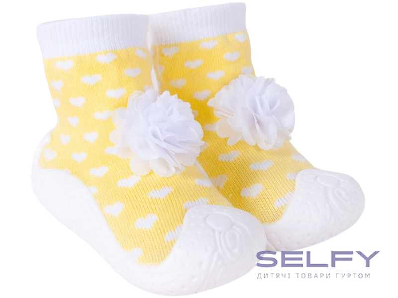 Пинетки на резиновой подошве Yoclub OBO-0137G yellow 20-24, Фото 1