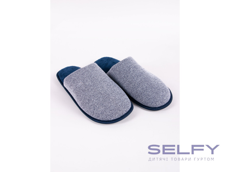 Тапочки чоловічі Yoclub OKL-0103F navy 40-45, Фото 1