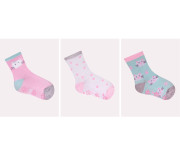 Шкарпетки для дівчинки Yoclub SKA-0109G mix17-26 3Пак.