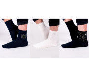 Носки для девочки стразы Yoclub SKA-0096G mix 27-34