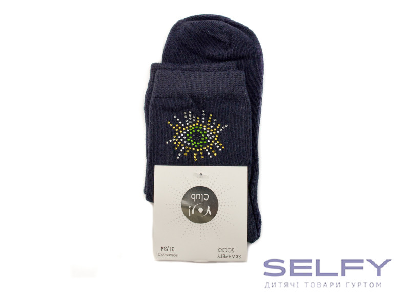 Носки для девочки стразы Yoclub SKA-0096G mix 27-34, Фото 5