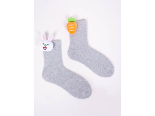 Носки для девочки Yoclub SKA-0087G grey 23-34