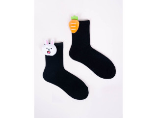 Шкарпетки для дівчинки Yoclub SKA-0087G black 23-34