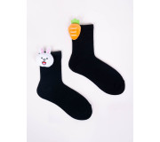 Носки для девочки Yoclub SKA-0087G black 23-34