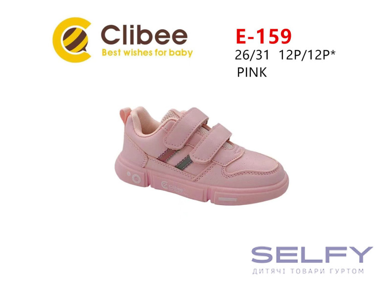 Кросівки дитячі Clibee E-159 white-pink 26-31, Фото 1