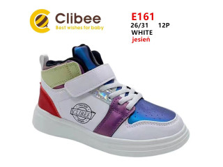 Хайтопы детские Clibee E161 white 26-31