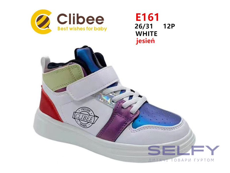 Хайтопы детские Clibee E161 white 26-31, Фото 1