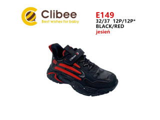 Кроссовки детские Clibee E149 black-red 32-37