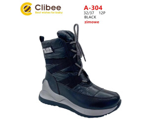 Ботинки детские Clibee A-304 black 32-37