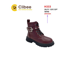 Черевики зимові Clibee H333 wine 26-31