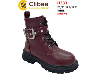 Черевики зимові Clibee H333 wine 26-31