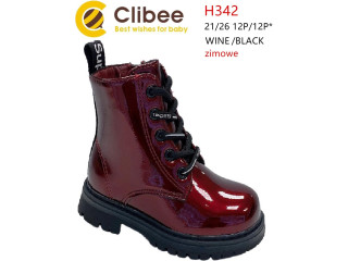 Черевики зимові Clibee H342 wine-black 21-26