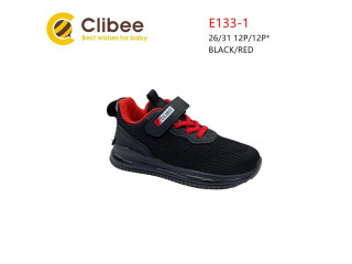Кросівки дитячі Clibee E133-1 black-red 26-31