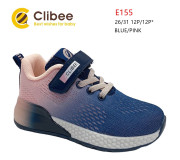 Кроссовки детские Clibee E155 blue-pink 26-31