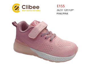 Кроссовки детские Clibee E155 pink-pink 26-31