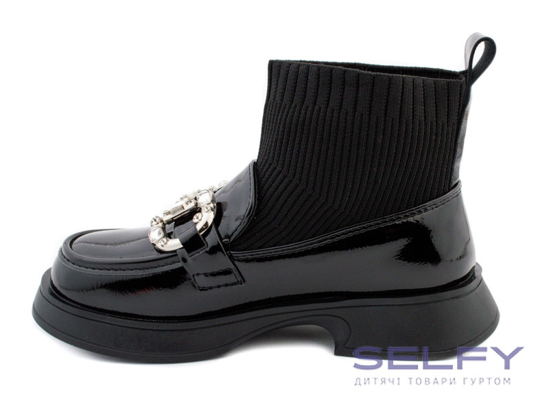 Туфли детские Clibee GC-2 black 31-36, Фото 3
