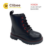 Ботинки детские Clibee H342A black-red 21-26