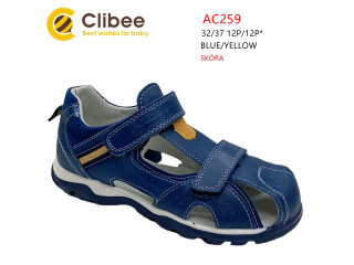 Босоніжки дитячі Clibee AC259 blue-yellow 32-37