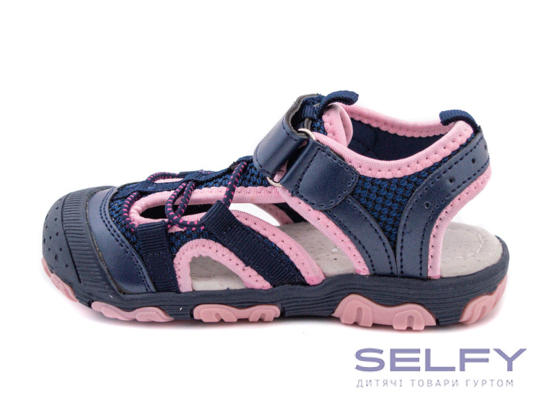 Босоніжки дитячі Clibee AB205 blue-pink 26-31, Фото 3