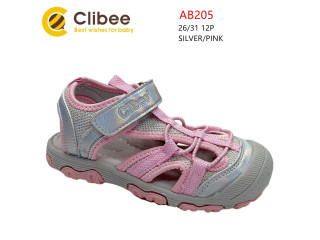 Босоножки детские Clibee AB205 silver-pink 26-31