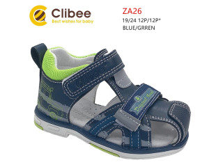 Босоніжки дитячі Clibee ZA26 blue-green 19-24