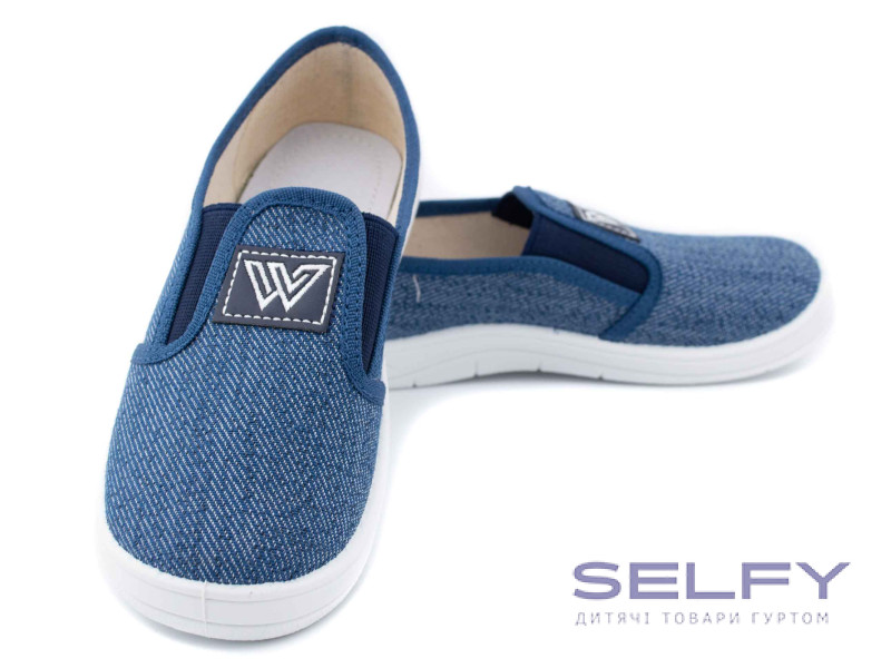 Віктор3 30-36 синій, біла підошва W, Фото 3