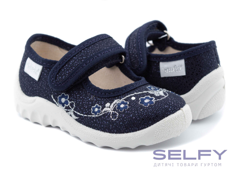 Катя 21-27 темно-синій, квіти, Фото 1