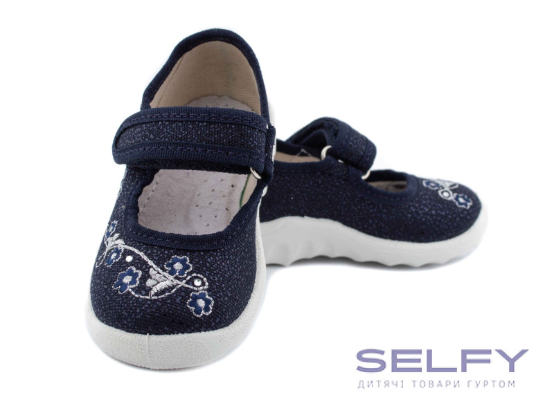 Катя 21-27 темно-синій, квіти, Фото 3