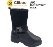 Чоботи зимові Clibee A92 black 32-37 (відсутня пряжка)