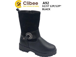 Чоботи зимові Clibee A92 black 32-37 (відсутня пряжка)