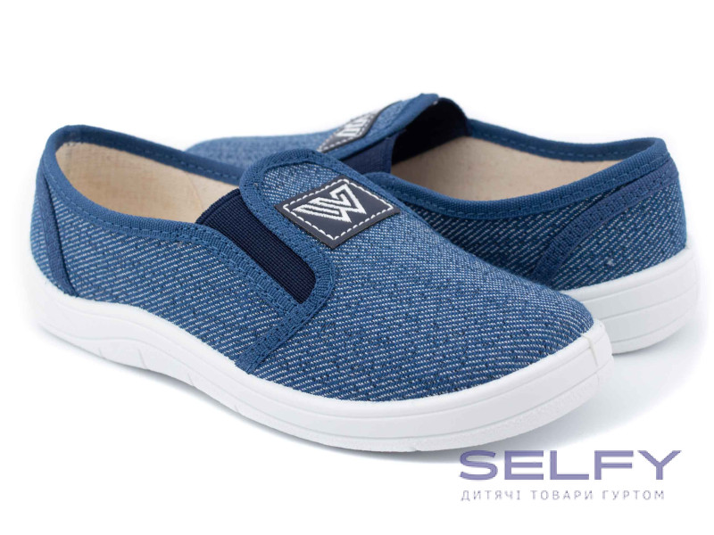 Віктор3 30 розмір синій, біла підошва W, по-розмірно, Фото 1