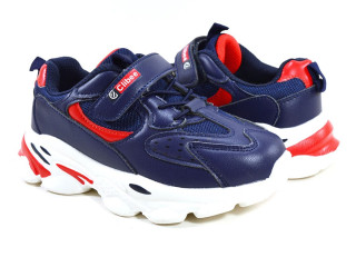 Кроссовки детские Clibee L-156A blue-red размеры 32,33