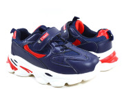 Кросівки дитячі Clibee L-156A blue-red розміри 32,33