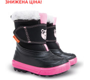 Зимові дутики Demar BEAR чорно-рожевий 20-29