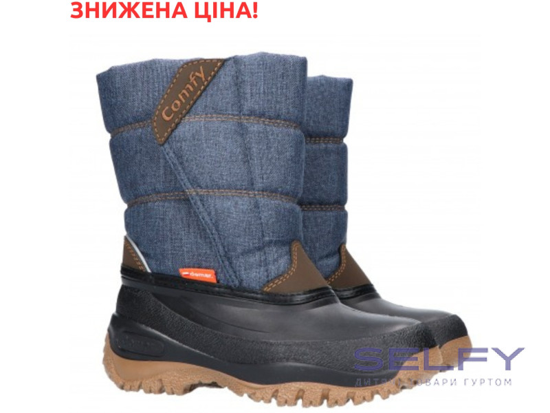 Зимние дутики COMFY THERMOREFLEX джинс 25-35, Фото 1