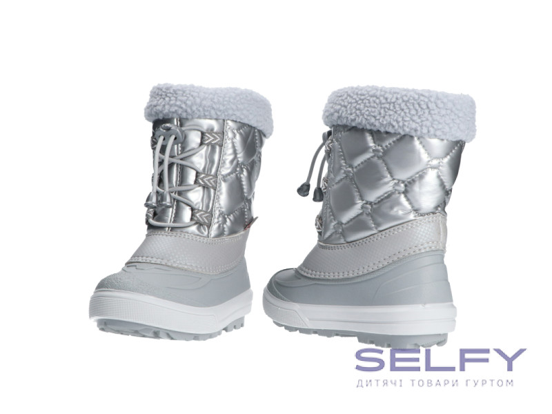 Зимові дутики FURRY 2 LIGHT SILVER срібний (фліс) 20-29, Фото 6